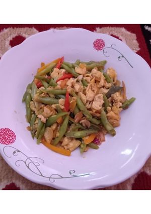 Foto resep Tumis buncis orak arik telur