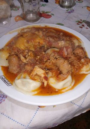 Una foto de Relleno para sorrentinos o raviolones de pollo (primera parte)