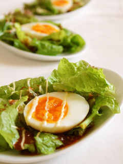 A picture of Salad with Gochujang Sauce and Mayonnaise.