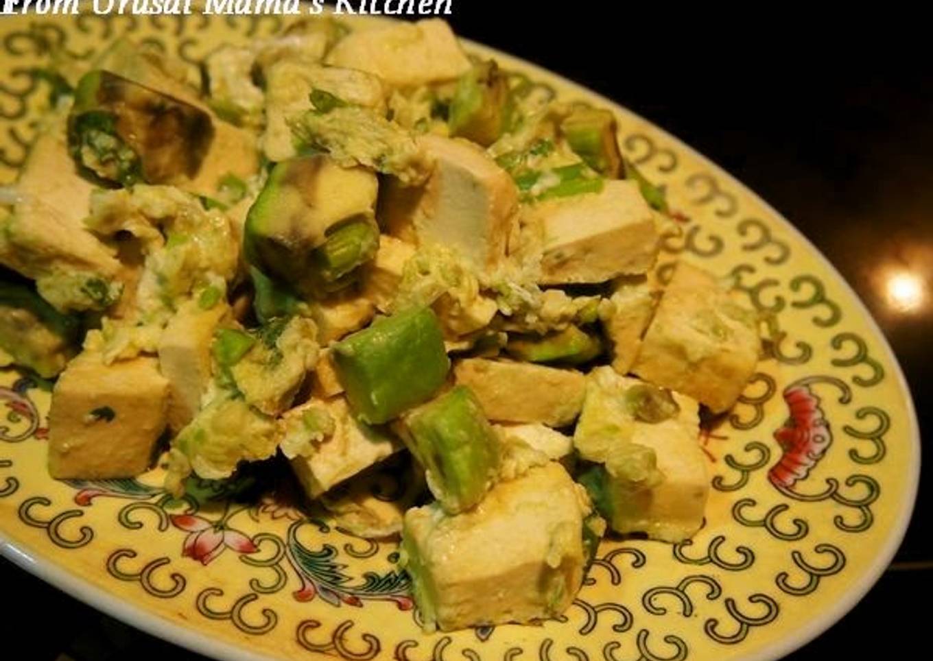 Avocado & Firm Tofu with Egg