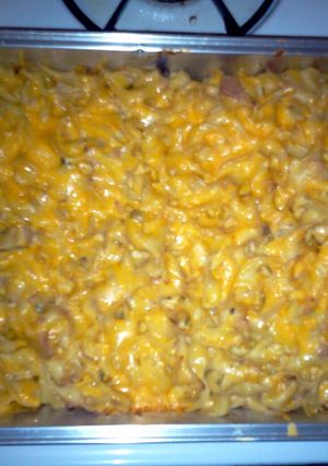 A picture of Mamma Bear's Tuna Cassarole.