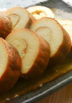 A picture of Date-maki (Rolled Fish Omelette) for New Year's Easy in a Frying Pan!.