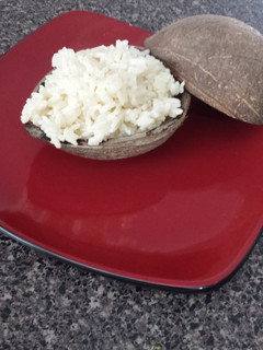 A picture of Rasta Charlie's Caribbean Coconut Rice.