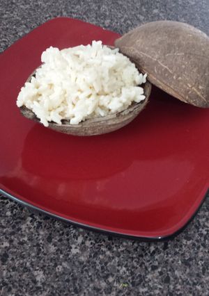 A picture of Rasta Charlie's Caribbean Coconut Rice.