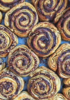 Mogyorókrémes csiga recept fotója