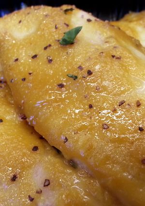 A picture of Mango-Honey Mustard Tilapia.