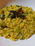 Risotto with Asparagus and Saffron Threads