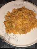 Arroz con machas y atún