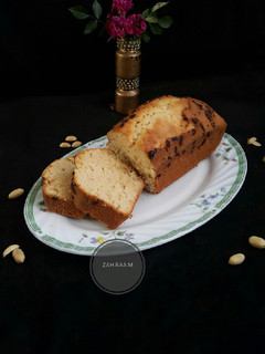 عکسی از دستور کیک کره بادام زمینی