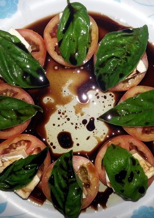 A picture of Caprese Salad.