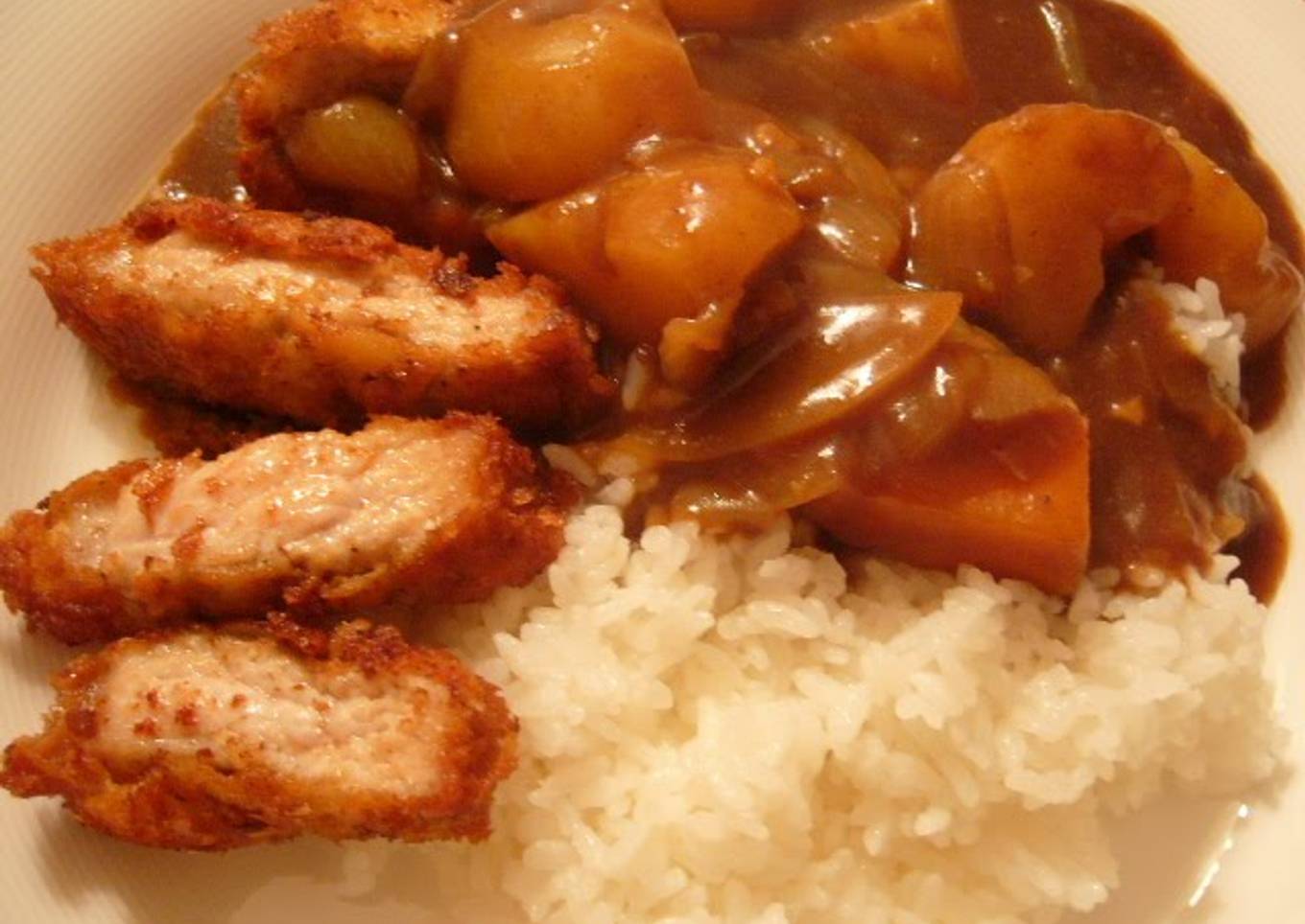 Filling Pork Cutlet Curry
