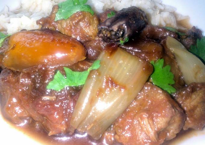 Simple Way to Prepare Any-night-of-the-week Sig&#39;s Shallot,Date and Lamb/Tofu Tagine