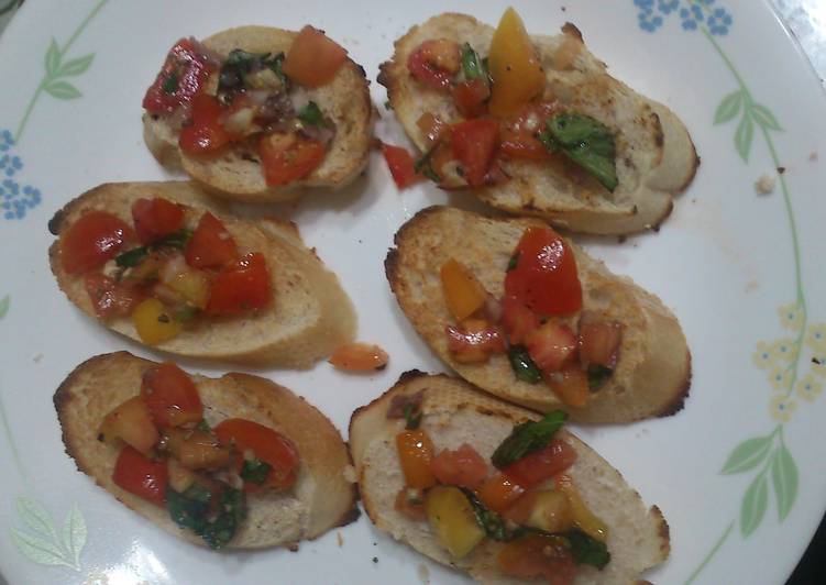 Tomato and Basil Bruschetta