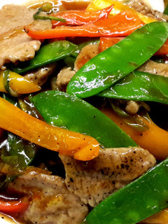 A picture of Ginger-Orange Pork Stir-fry.