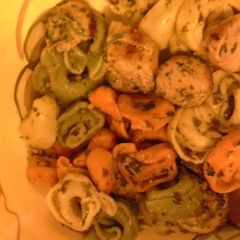 A picture of Chicken sausage tortellini.