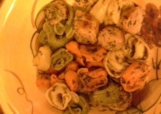 Recipe of Homemade Chicken sausage tortellini