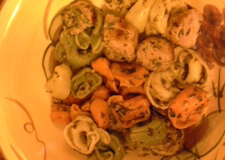 Recipe of Super Quick Homemade Chicken sausage tortellini