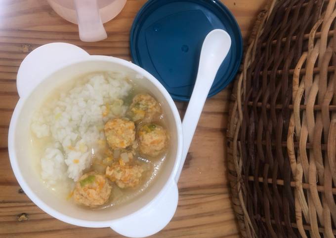 MPASI Sup Bola-Bola Salmon