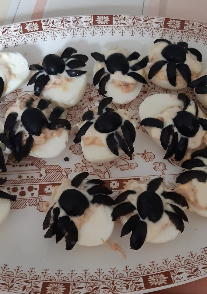 Una foto de Huevos araña