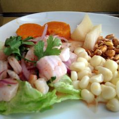A picture of Peruvian Ceviche (Northern style).