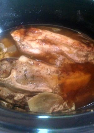 A picture of 3 ingredient Country ribs.