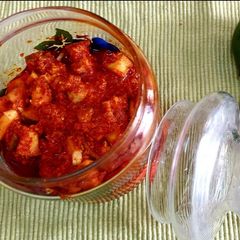 A picture of Instant Mango pickle.