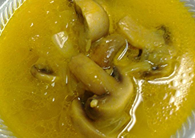 Simple Way to Make Award-winning Golden Onion and mushroom soup