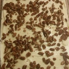 A picture of Carrot Cake with Cream Cheese Frosting.