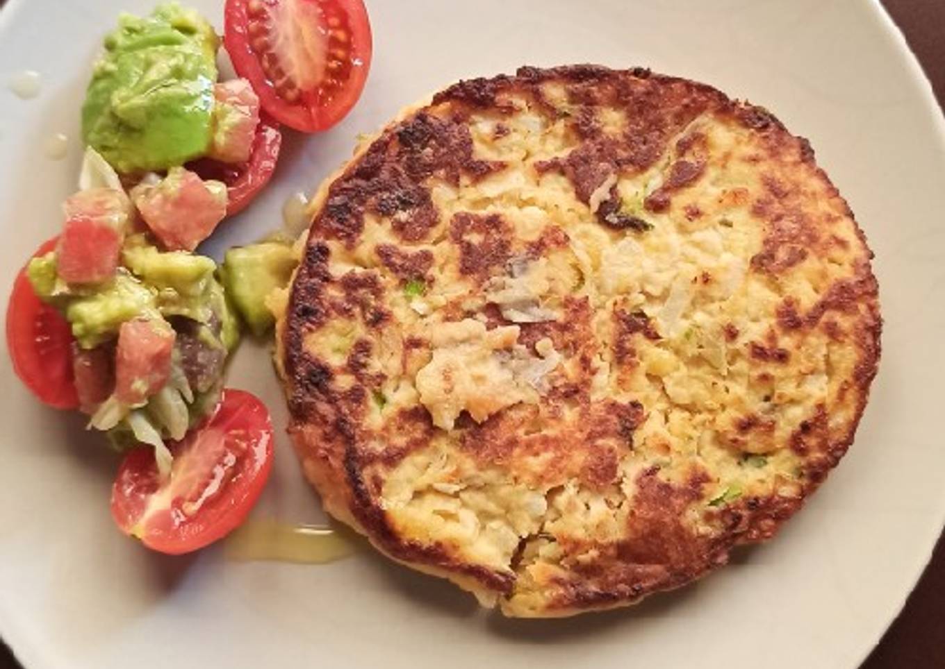 Hamburguesas de salmón y garbanzos. Para celíacos