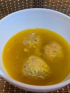 Una foto de Caldo con pelotas murciano