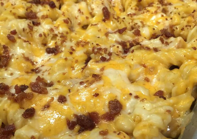 Easiest Way to Prepare Ultimate Cheesy Bacon Pasta