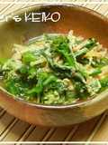 [Farmhouse Recipe] Broccolini and Enoki Mushrooms with Egg