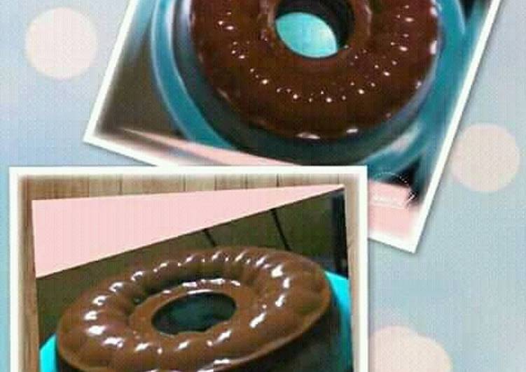 Puding Busa Coklat Oreo