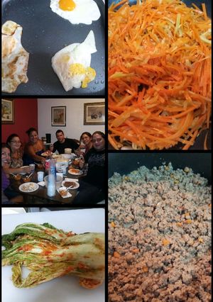 A picture of Namsuk's Korean Bibimbap.