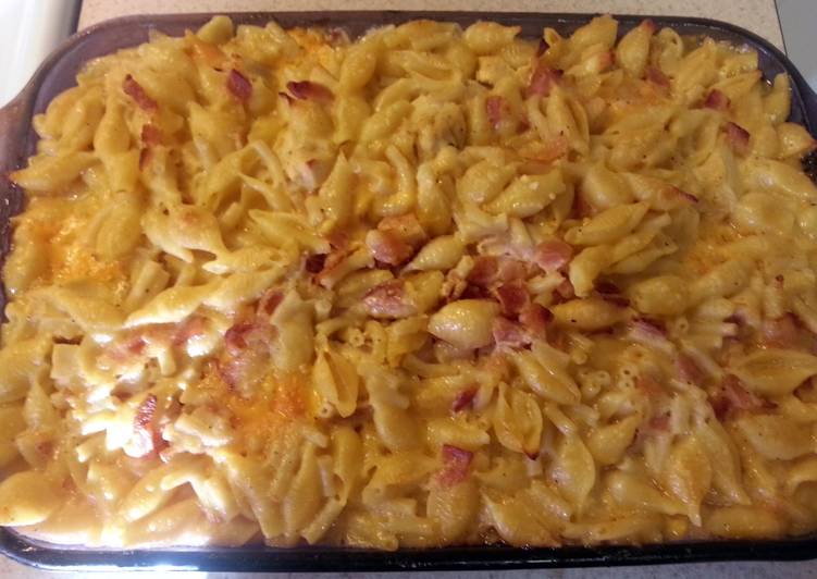 Easiest Way to Make Ultimate Chicken-Bacon Mac and Cheese