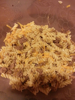 A picture of Homemade Hamburger Helper.
