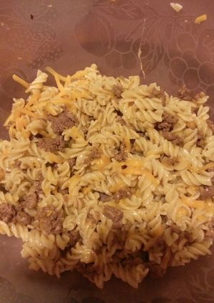 A picture of Homemade Hamburger Helper.