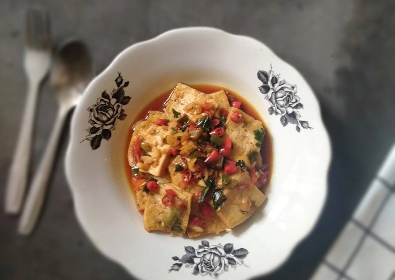 Tahu Pedas Simple