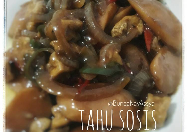Tahu Sosis saos Lada Hitam