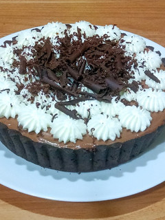 Foto resep Double Chocolate French Silk Tart / Pie