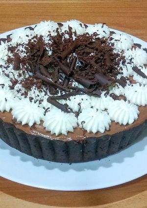 Foto resep Double Chocolate French Silk Tart / Pie
