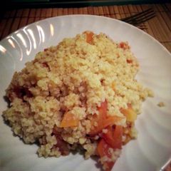 A picture of Bulgar Wheat made tasty..