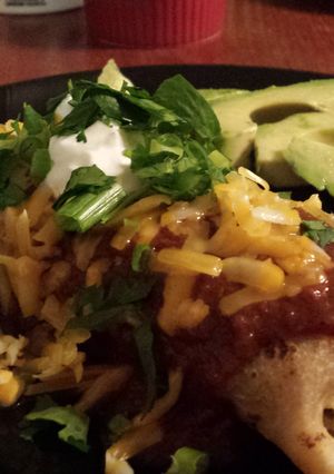 A picture of Smothered Beef Burritos.