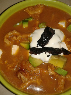 Una foto de Sopa de tortilla