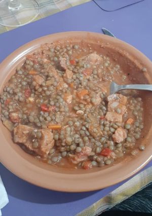 Una foto de Guiso de lentejas (superRico)