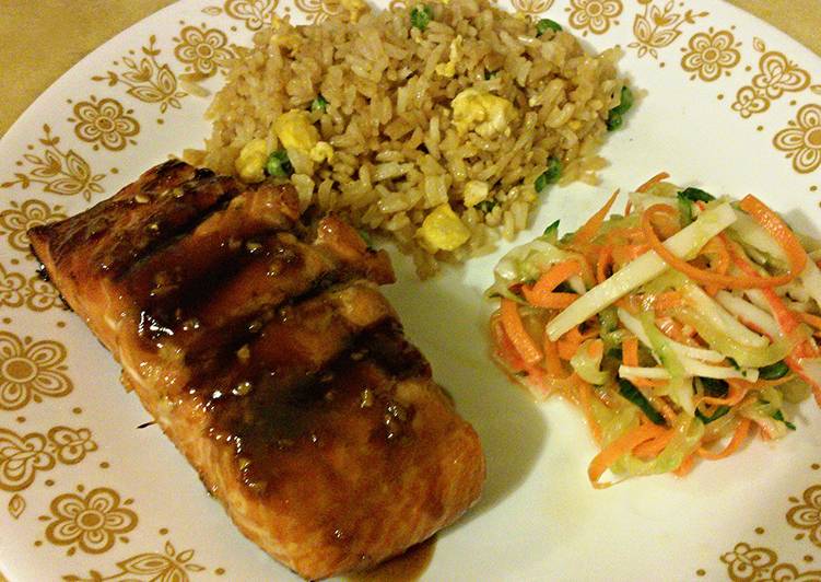 Recipe of Yummy Hoisen Ginger Salmon