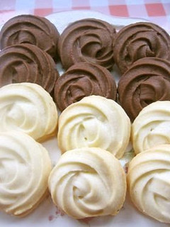 A picture of Quick, Easy, Delicious Spritz Cookies.