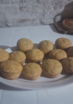 Una foto de Muffins fit de zanahoria y canela