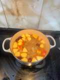 Sup manis jamur salju dan apel