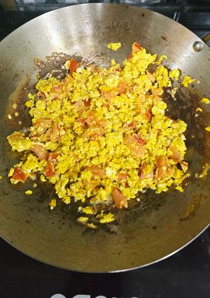 صورة لوصفة بيض وطماط 🍳